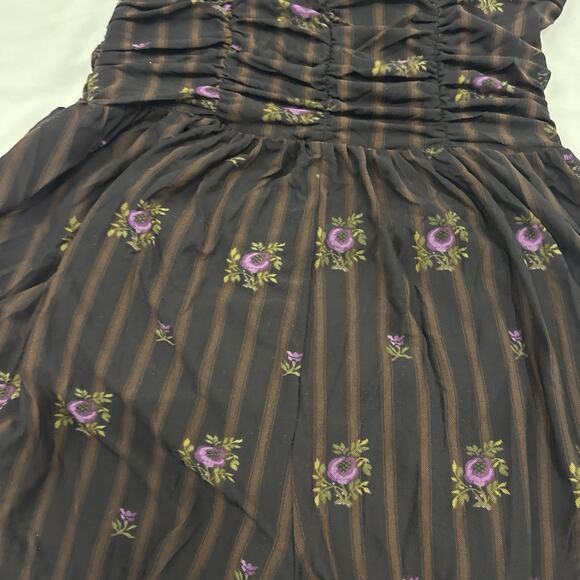 Whimsigoth Romper Size M Urban Outfitters Kimchi Blue Dark Fairy Lace Mesh Black - Picture 11 of 11